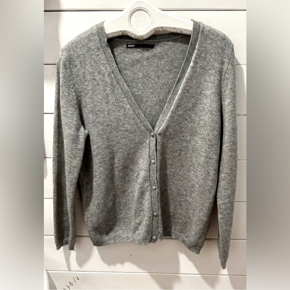 ONLY Classic Gray cardigan size L